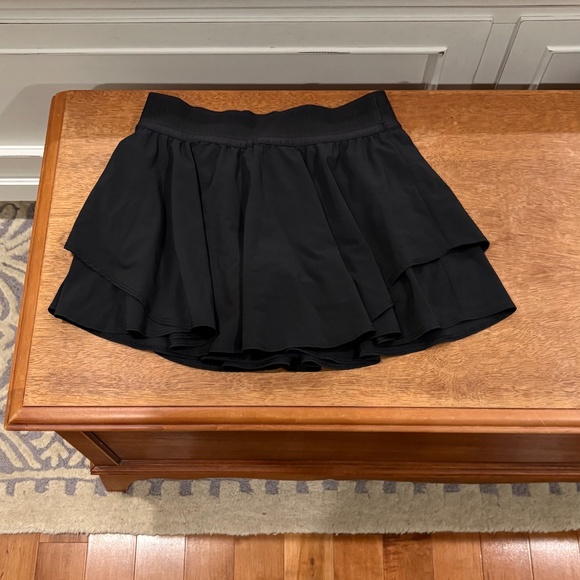 Lululemon Court Rival High Rise Skirt Black - Picture 4 of 8